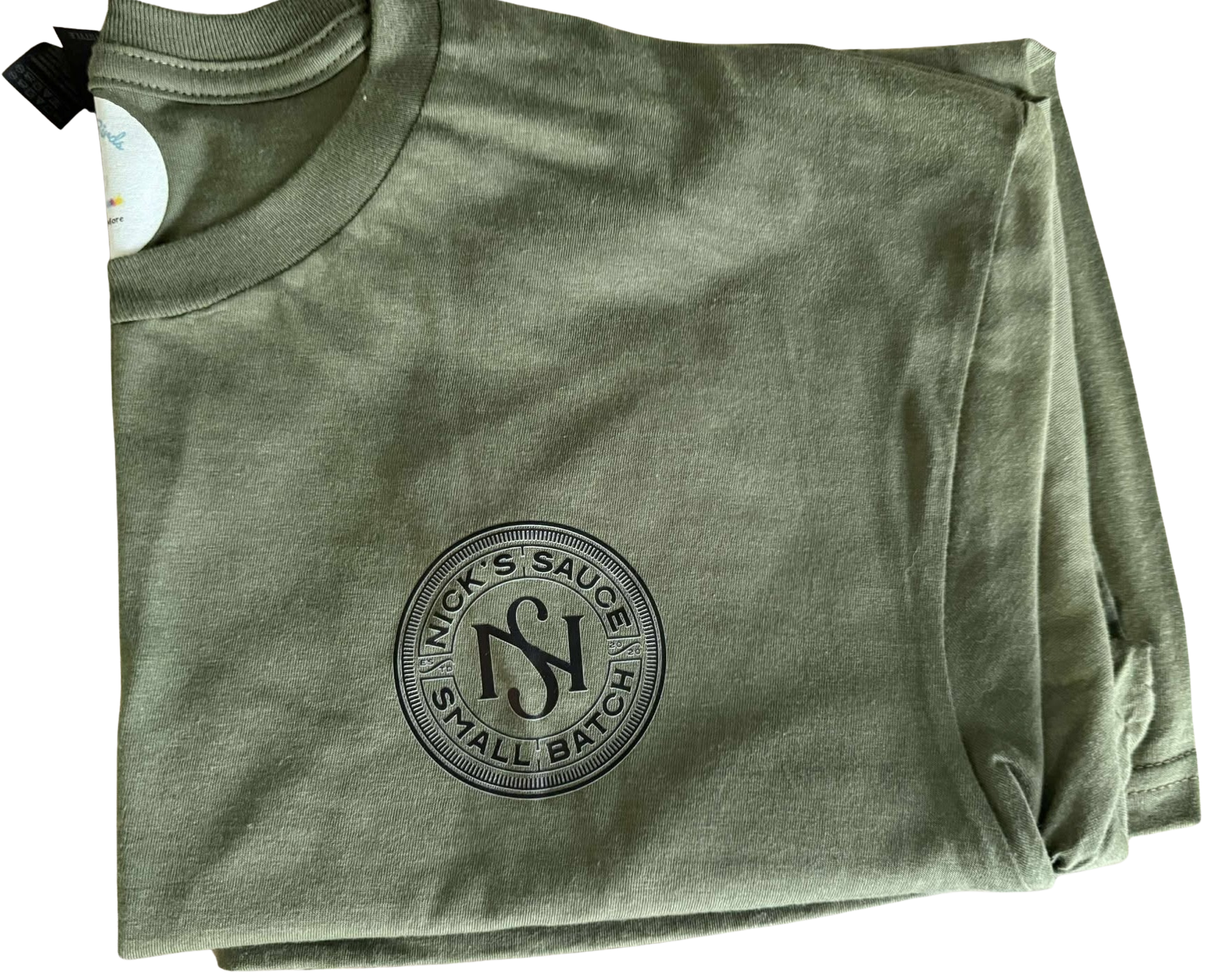 Nick’s Sauce Small-Batch Logo T-Shirt – Military Green Edition