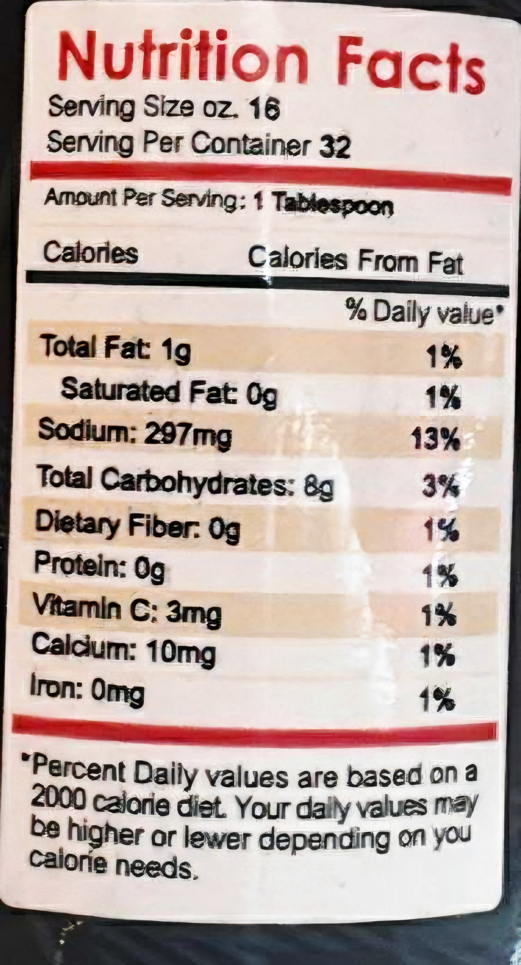NICK'S BBQ SAUCE